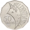 50 Cents 2000, KM# 488.1, Australia, Elizabeth II, Third Millennium