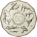 50 Cents 2005, KM# 769, Australia, Elizabeth II, Melbourne 2006 Commonwealth Games