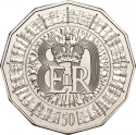 50 Cents 2006, KM# 801, Australia, Elizabeth II, 80th Anniversary of Birth of Elizabeth II