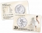 50 Cents 2012, KM# 1854, Australia, Elizabeth II, 50th Anniversary of the Australian Ballet, A collector card