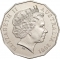 50 Cents 2001, KM# 533, Australia, Elizabeth II, 100th Anniversary of Federation, Norfolk Island