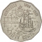 50 Cents 1988, KM# 99, Australia, Elizabeth II, 200th Anniversary of the First Fleet