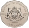 50 Cents 2001, KM# 565, Australia, Elizabeth II, 100th Anniversary of Federation, Tasmania