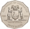 50 Cents 2001, KM# 563, Australia, Elizabeth II, 100th Anniversary of Federation, Western Australia