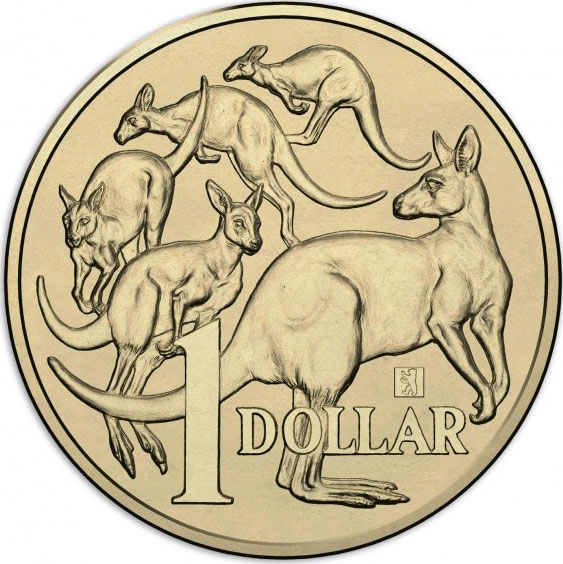 1 Dollar 2000-2019, KM# 489, Australia, Elizabeth II, 2017: Berlin State privy mark