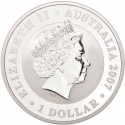 1 Dollar 2007, Australia, Elizabeth II, Australian Silver Koalas