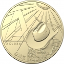 1 Dollar 2021, Australia, Elizabeth II, The Great Aussie Coin Hunt 2, A - Akubra