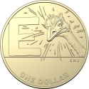 1 Dollar 2021, Australia, Elizabeth II, The Great Aussie Coin Hunt 2, E - Emu