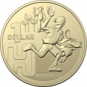1 Dollar 2022, Australia, Elizabeth II, The Great Aussie Coin Hunt 3, H - Hooroo
