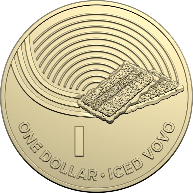 1 Dollar 2019, Australia, Elizabeth II, The Great Aussie Coin Hunt, I - Iced Vovo