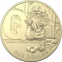 1 Dollar 2021, Australia, Elizabeth II, The Great Aussie Coin Hunt 2, Q - Queen Victoria Market