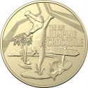 1 Dollar 2023, KM# 4480, Australia, Charles III, Aussie Big Things, The Big Jumping Crocodile