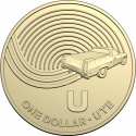 1 Dollar 2019, Australia, Elizabeth II, The Great Aussie Coin Hunt, U - Ute