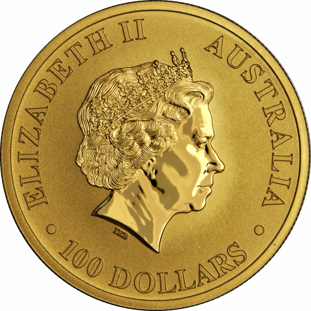 100 Dollars 2013, KM# 1992, Australia, Elizabeth II, Australian Kangaroo, Proof