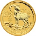 15 Dollars 2015, Australia, Elizabeth II, Australian Lunar Series II, Year of the Goat