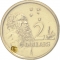 2 Dollars 1988-1998, KM# 101, Australia, Elizabeth II, With Horst Hahne initials