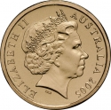 2 Dollars 1999-2017, KM# 406, Australia, Elizabeth II
