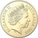 2 Dollars 2018, Australia, Elizabeth II, Sydney 2018 Invictus Games