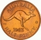 1/2 Penny 1959-1964, KM# 61, Australia, Elizabeth II, Perth Mint, with dot