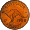 1 Penny 1955-1964, KM# 56, Australia, Elizabeth II, Melbourne Mint, without dot
