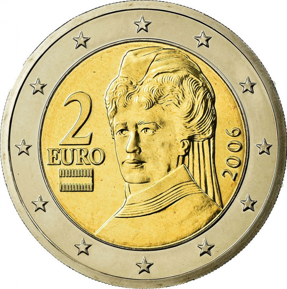 2 Euro 2002-2006, KM# 3089, Austria