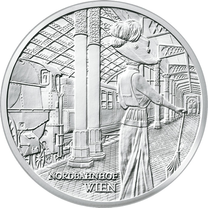 20 Euro 2008, KM# 3161, Austria, Austrian Railways, Belle Époque