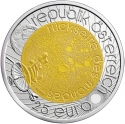 25 Euro 2009, KM# 3174, Austria, Silver Niobium Coin, International Year of Astronomy