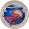 3 Euro 2024, KM# 3373, Austria, Luminous Marine Life, Mauve Stinger