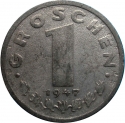 1 Groschen 1947, KM# 2873, Austria