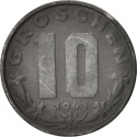 10 Groschen 1947-1949, KM# 2874, Austria