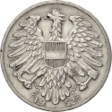 1 Schilling 1946-1957, KM# 2871, Austria