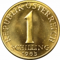 1 Schilling 1959-2001, KM# 2886, Austria