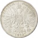 2 Corona 1912-1913, KM# 2821, Austro-Hungarian Empire, Austria, Franz Joseph I
