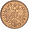 2 Heller 1892-1915, KM# 2801, Austro-Hungarian Empire, Austria, Franz Joseph I