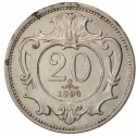 20 Heller 1892-1914, KM# 2803, Austro-Hungarian Empire, Austria, Franz Joseph I