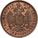 1 Kreuzer 1885-1891, KM# 2187, Austro-Hungarian Empire, Austria, Franz Joseph I