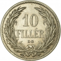 10 Fillér 1892-1914, KM# 482, Austro-Hungarian Empire, Hungary, Franz Joseph I
