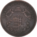 1 Kreuzer 1868-1873, KM# 441, Austro-Hungarian Empire, Hungary, Franz Joseph I