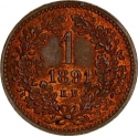 1 Kreuzer 1891-1892, KM# 478, Austro-Hungarian Empire, Hungary, Franz Joseph I