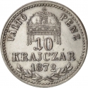 10 Kreuzers 1870-1888, KM# 451, Austro-Hungarian Empire, Hungary, Franz Joseph I