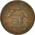 4 Kreuzers 1868, KM# 442, Austro-Hungarian Empire, Hungary, Franz Joseph I