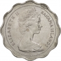 10 Cents 1966-1970, KM# 4, Bahamas, Elizabeth II
