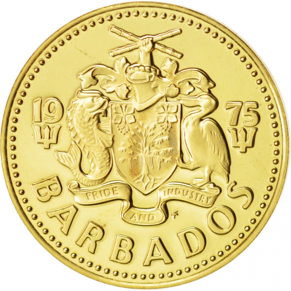 5 Cents 1973-2007, KM# 11, Barbados, Elizabeth II