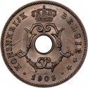 10 Centimes 1903-1906, KM# 53, Belgium, Leopold II