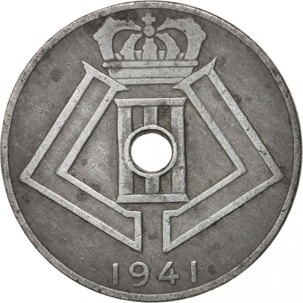 10 Centimes 1941-1946, KM# 126, Belgium, Leopold III