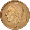 20 Centimes 1953-1963, KM# 146, Belgium, Baudouin