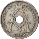 25 Centimes 1913-1929, KM# 68, Belgium, Albert I