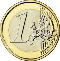 1 Euro 2008, KM# 280, Belgium, Albert II
