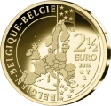 2½ Euro 2019, KM# 388, Belgium, Philippe, Brussels Grand Départ and 100th Anniversary of the Yellow Jersey