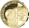 2½ Euro 2019, KM# 388, Belgium, Philippe, Brussels Grand Départ and 100th Anniversary of the Yellow Jersey